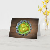 Fleur de tulipier, carte (Fleur jaune)