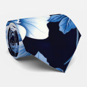 fleur de velours bleu cravate (Roulé)