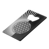 Fleur de vie / Blume des Lebens - blanc plat (Devant Angle)