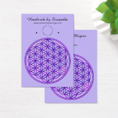 Fleur de vie / Blume des Lebens - bleu rose (Bureau)