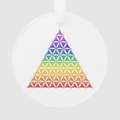 Fleur de vie / Blume des Lebens - chakra pyramidal (dos)
