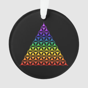 Fleur de vie / Blume des Lebens - chakra pyramidal