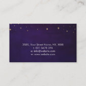 Fleur de vie - Carte de visite de cristaux de guér (Dos)