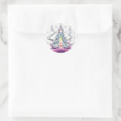 Fleur de vie, chakra, autocollant de déesse (Sac)