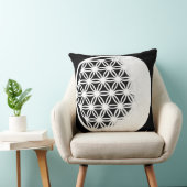 Fleur de Vie – Coussin Géométrique Premium (Chaise)