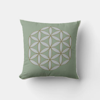 Fleur de vie Coussin Motif géométrique