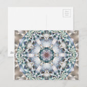 Fleur de vie Mandala 1 Cartes (Devant / Derrière)