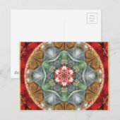 Fleur de vie Mandala 2 Cartes (Devant / Derrière)