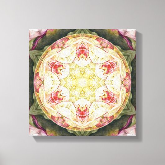 Fleur de vie Mandala 6 toile enroulée Imprimer (Recto)