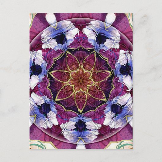 Fleur de vie Mandala 8 Cartes (Devant)
