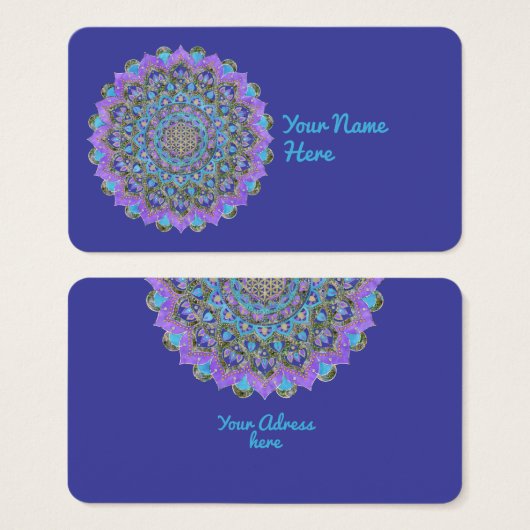Fleur De Vie - Mandala India Style 2 (Devant & derrière)