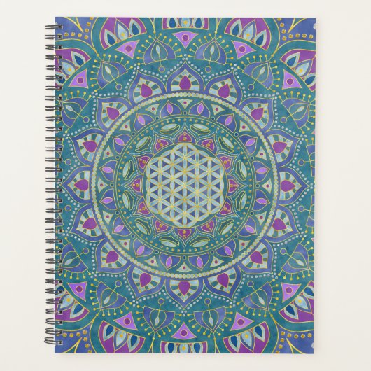 Fleur de Vie - Mandala Style Inde 1 (Devant)