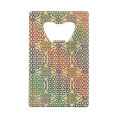 Fleur de vie - motif de grunge de timbre 1 (Dos)