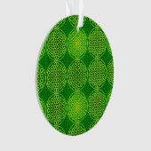Fleur de vie - motif de timbre - vert (devant)
