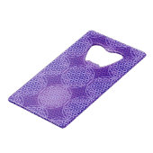 Fleur de vie - motif de timbre - violet (Dos Angle)