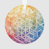 Fleur de vie - Peinture aquarelle (dos)