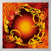 Fleur de vie poster (Voorkant)