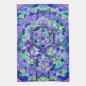 Fleur de vie Serviette de cuisine (Vertical)