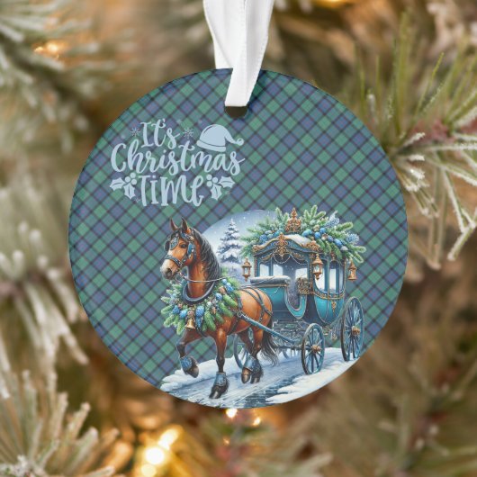 Fleur d'Écosse Tartan de Noël écossais (Arbre)