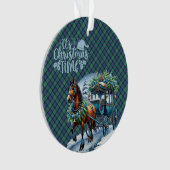 Fleur d'Écosse Tartan de Noël écossais (devant)