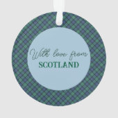 Fleur d'Écosse Tartan de Noël écossais (dos)