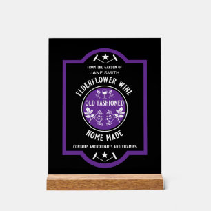 Fleur d'Elderflower maison personnalisée