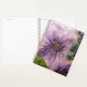 fleur d'encre d'alcool rose et violet (Devant avec enveloppe)