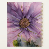 fleur d'encre d'alcool rose et violet (Dos)