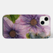 fleur d'encre d'alcool rose et violet (Verso Horizontal)