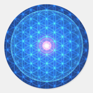 Fleur des autocollants de vie