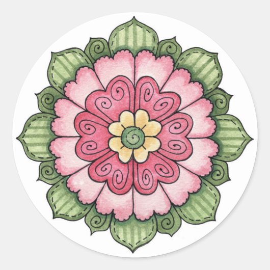 Fleur des Coeurs - Stickers (Devant)