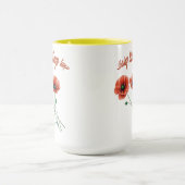 "Fleur d'espoir - Mug de fleurs du printemps" (Centre)