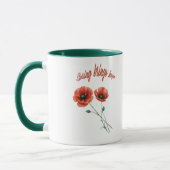 "Fleur d'espoir - Mug de fleurs du printemps" (Gauche)