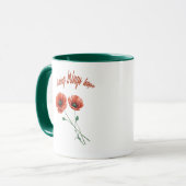 "Fleur d'espoir - Mug de fleurs du printemps" (Devant gauche)