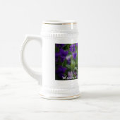 Fleur d'État du Wisconsin : Mug de violet de bois (Gauche)