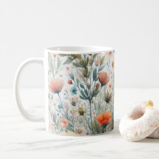 Fleur d'été sur un mug