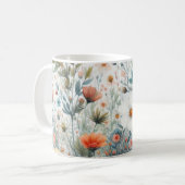 Fleur d'été sur un mug (Devant gauche)
