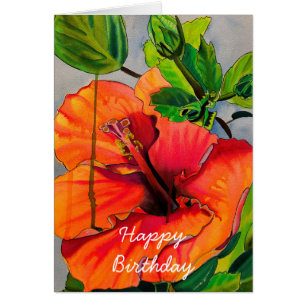 Fleur d'Hibiscus du néon tropical