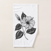 Fleur d'Hibiscus II (Serviette à main)