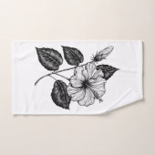 Fleur d'Hibiscus II (Serviette à main)