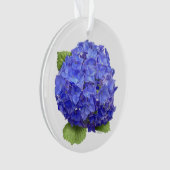 Fleur d'hortensia bleue (devant)