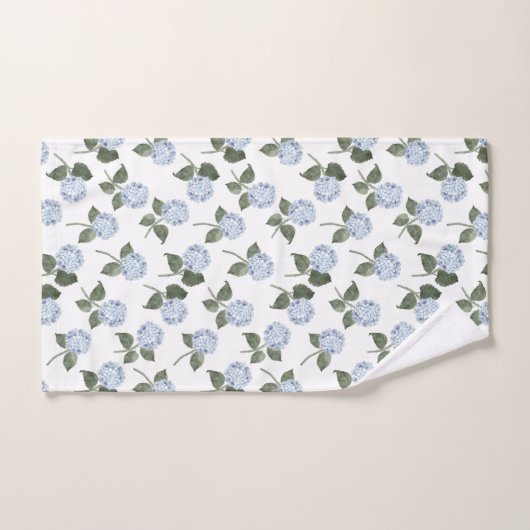 Fleur d'Hydrange Bleue (Serviette à main)