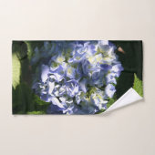Fleur d'Hydrangée Bleue Lumière (Serviette à main)