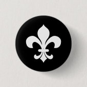 Fleur-di-Lis Heraldry Button (Voorkant)