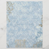 Fleur di Lys Damask - Mariage de papeterie (Dos)