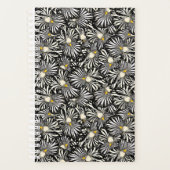 Fleur d'iris noir et blanc (Devant)