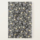 Fleur d'iris noir et blanc (Dos)