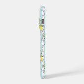 Fleur d'Italienne au citron rayure florale Méditer (Côté gauche)