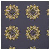Fleur d'or Abstraite - Tissu (Échantillon)