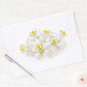 Fleur d'oranger ovale sticker (Envelop)